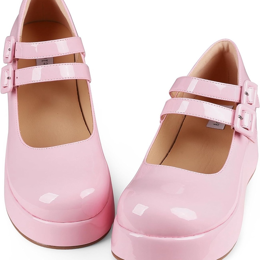 Pink Patent Leather Mary Jane Shoes